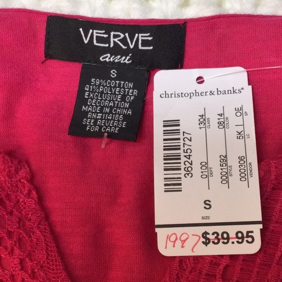 Verve Ami Detail Tee Sz S - Picture 7 of 10